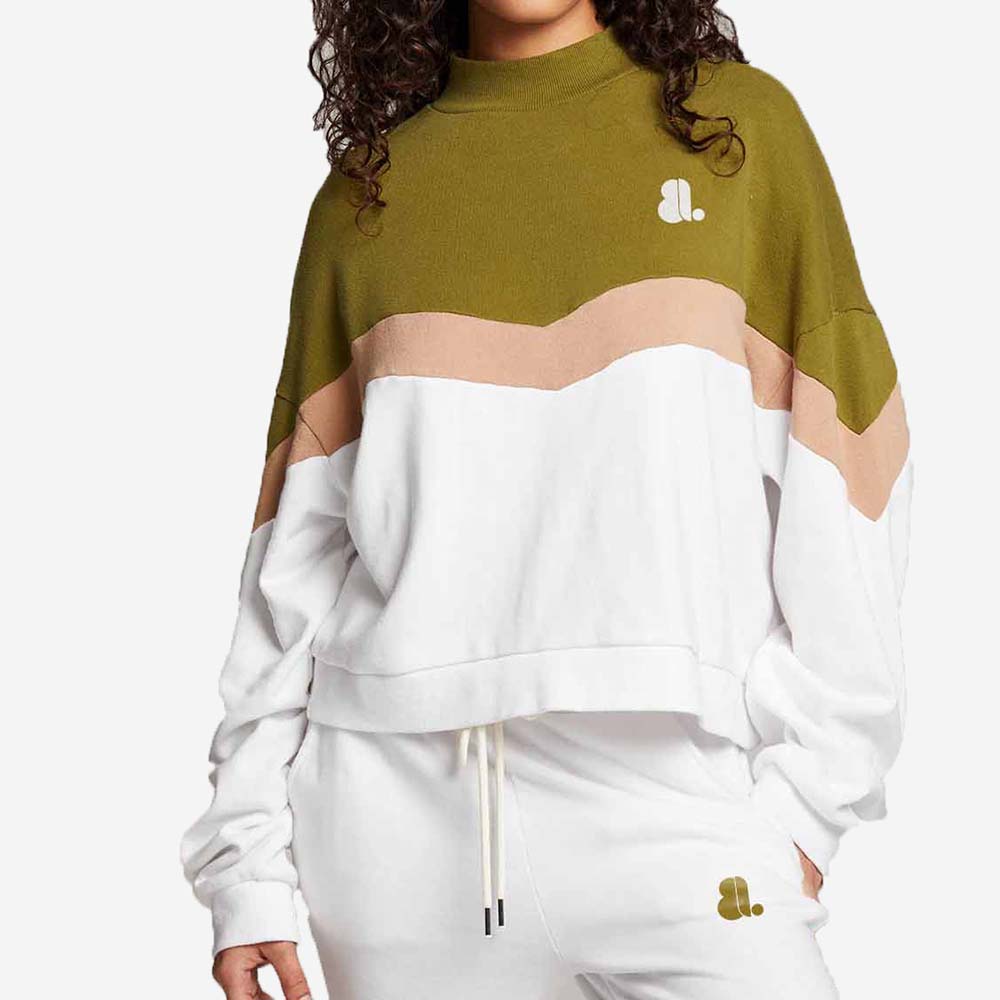 Block Pull Over Track Suit Women