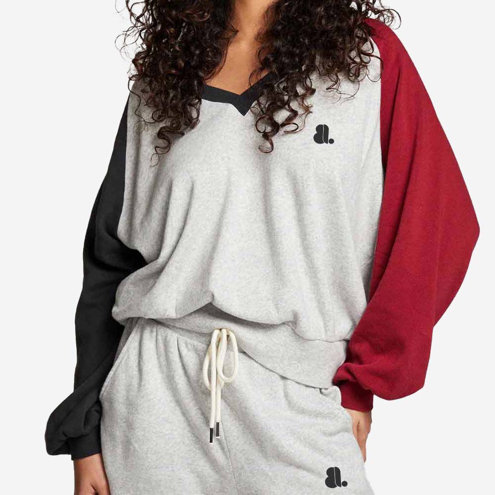 Block Pull Over Track Suit Women