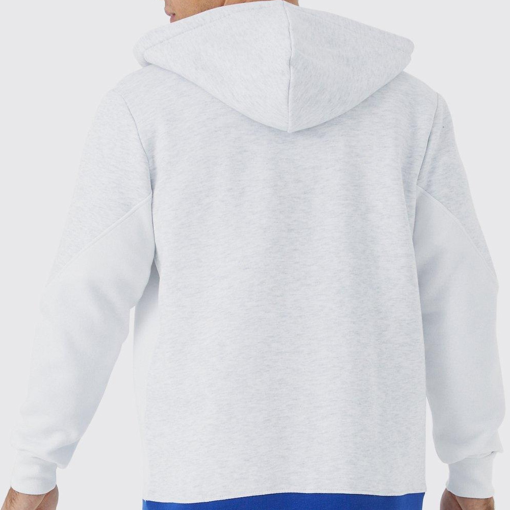 Block Zipper Hoodie Men