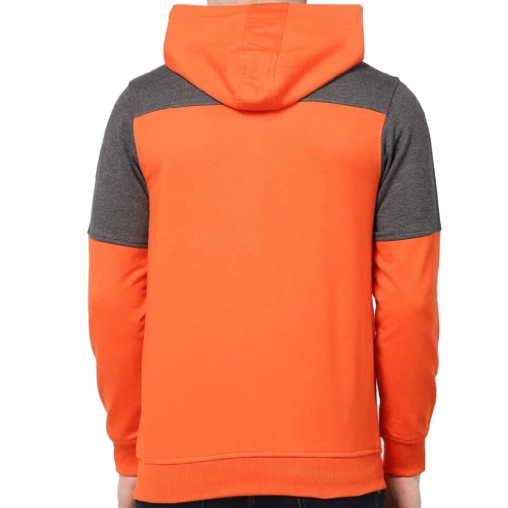 Block Zipper Hoodie Men