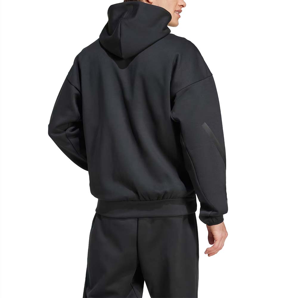 Single Color Zipper Hoodie Men