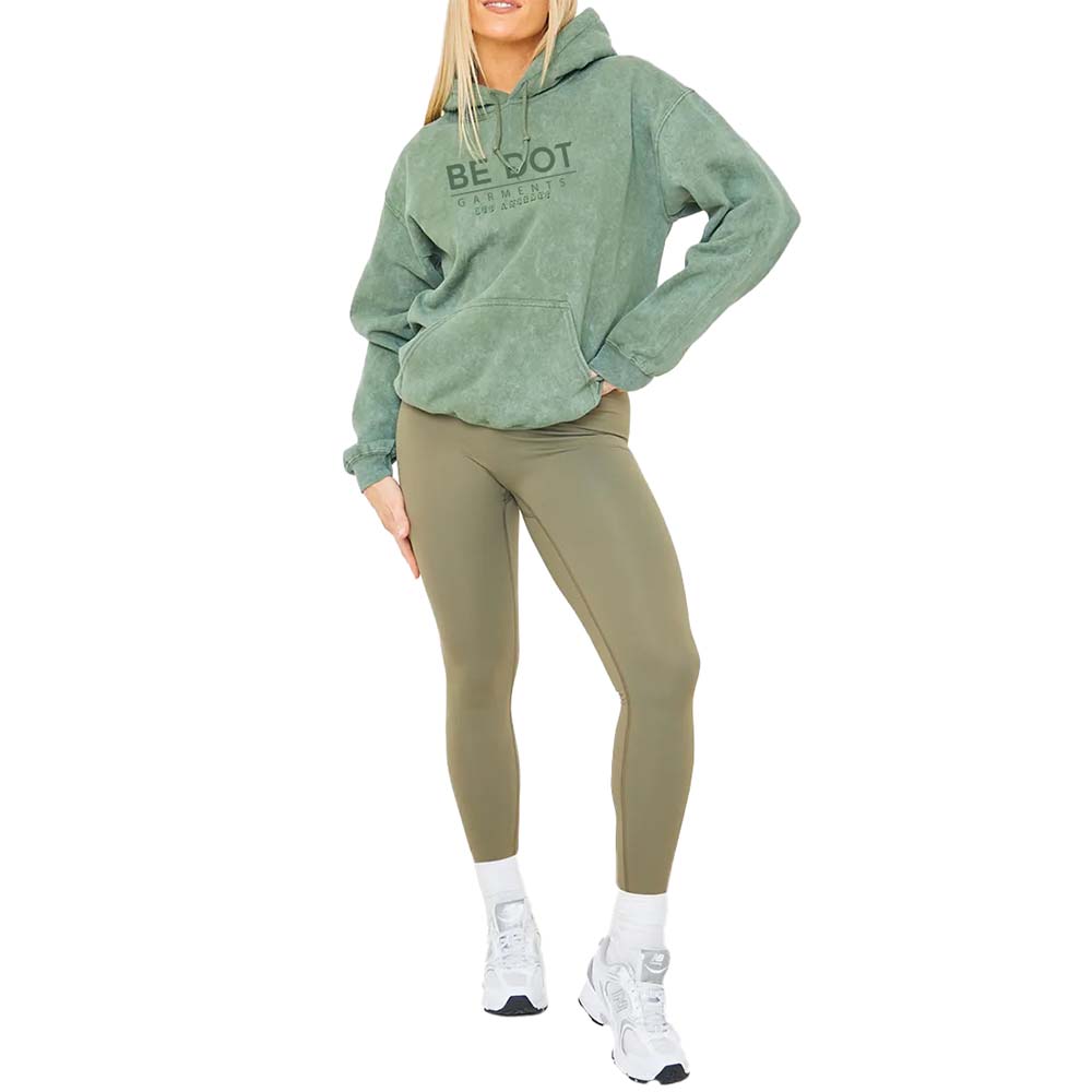 Acid Wash Pullover Hoodie Women