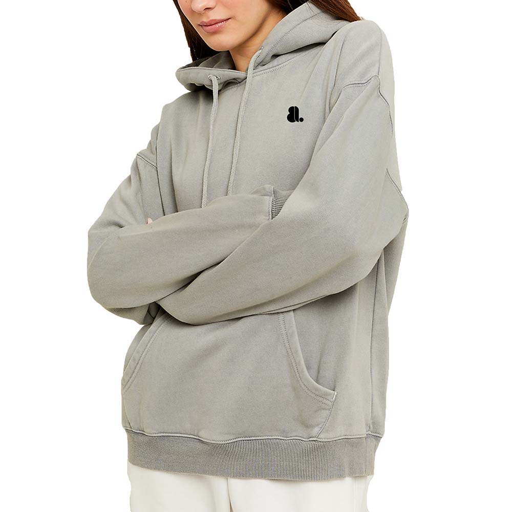 Acid Wash Pullover Hoodie Women