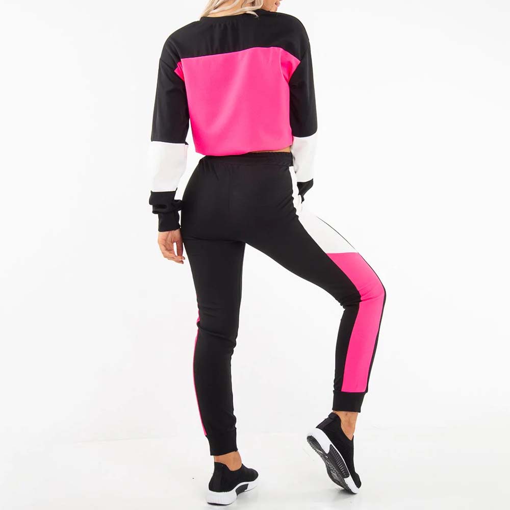 Block Pull Over Track Suit Women