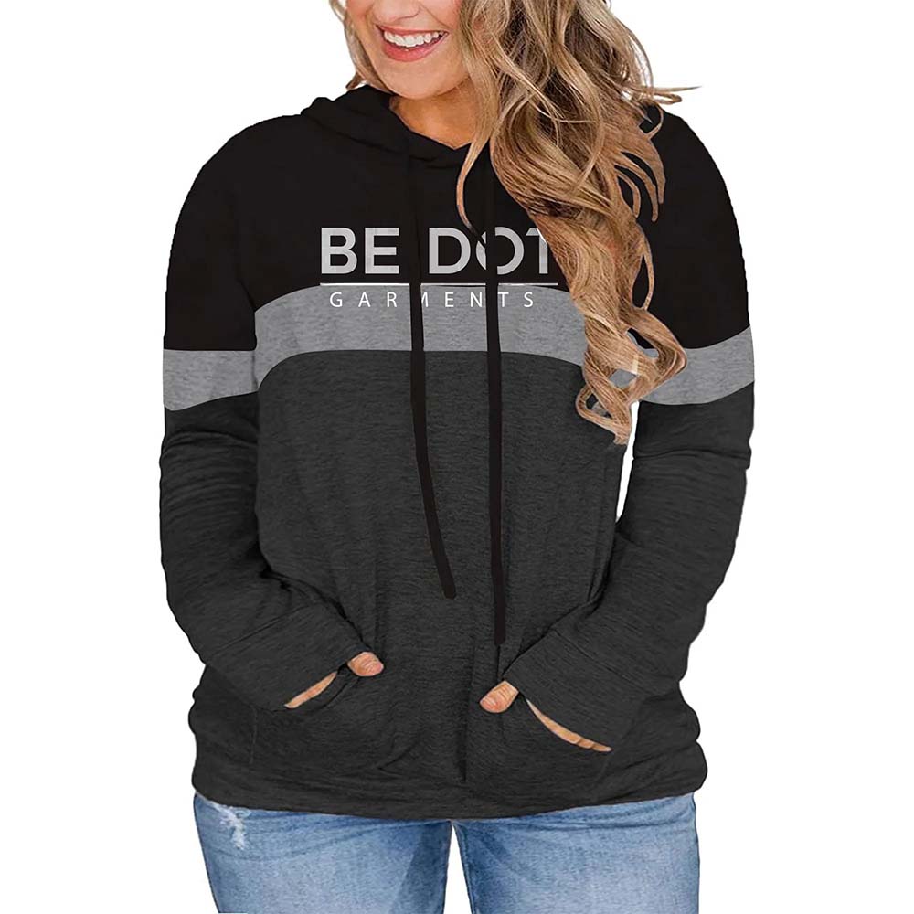 Blok Pull Over Hoodie Women