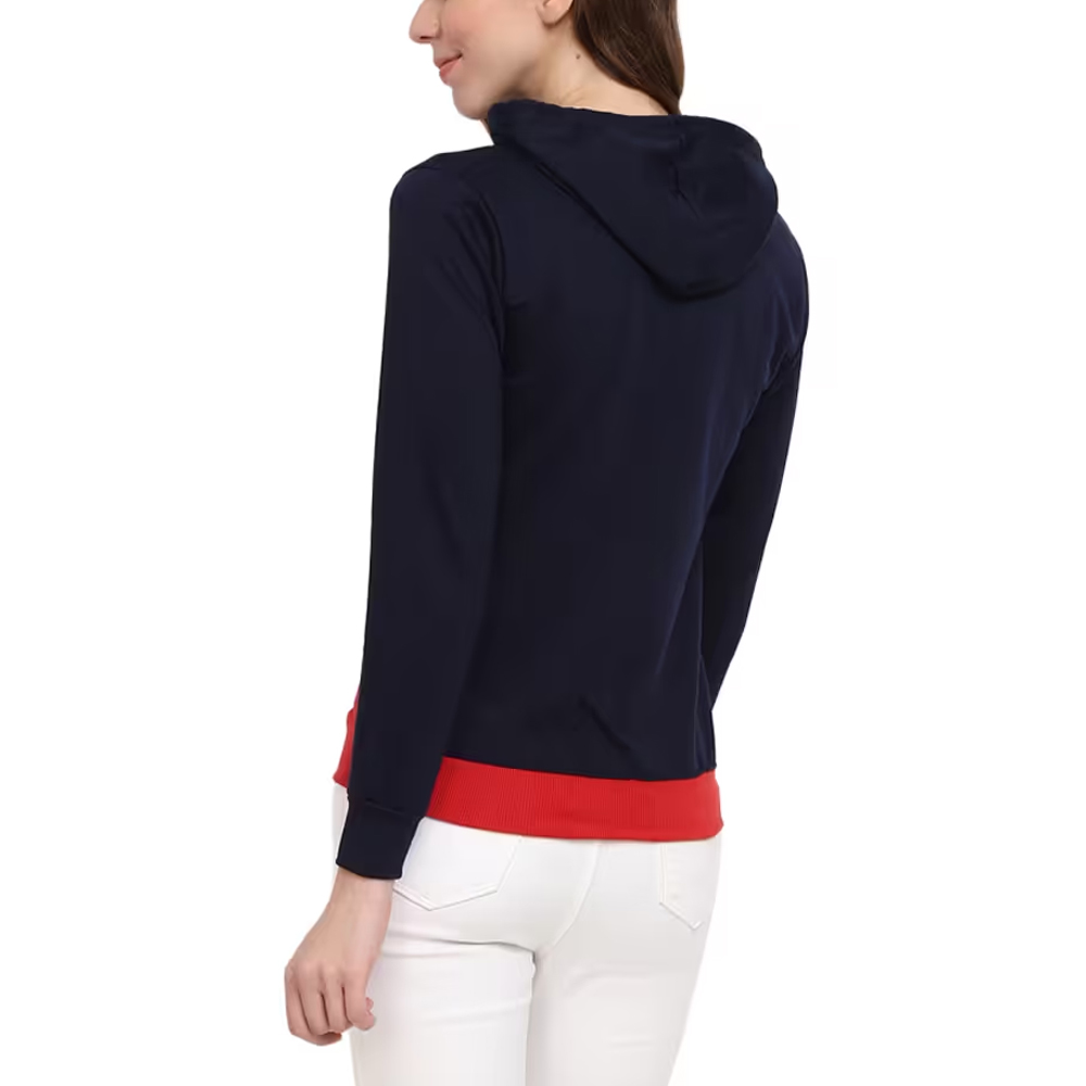 Blok Zipper Hoodie Women - Image 3