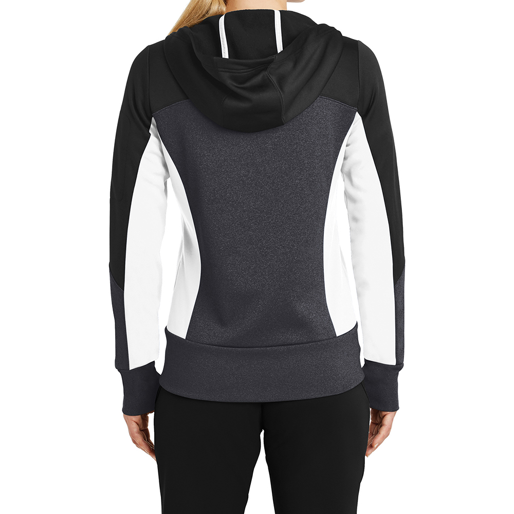 Blok Zipper Hoodie Women