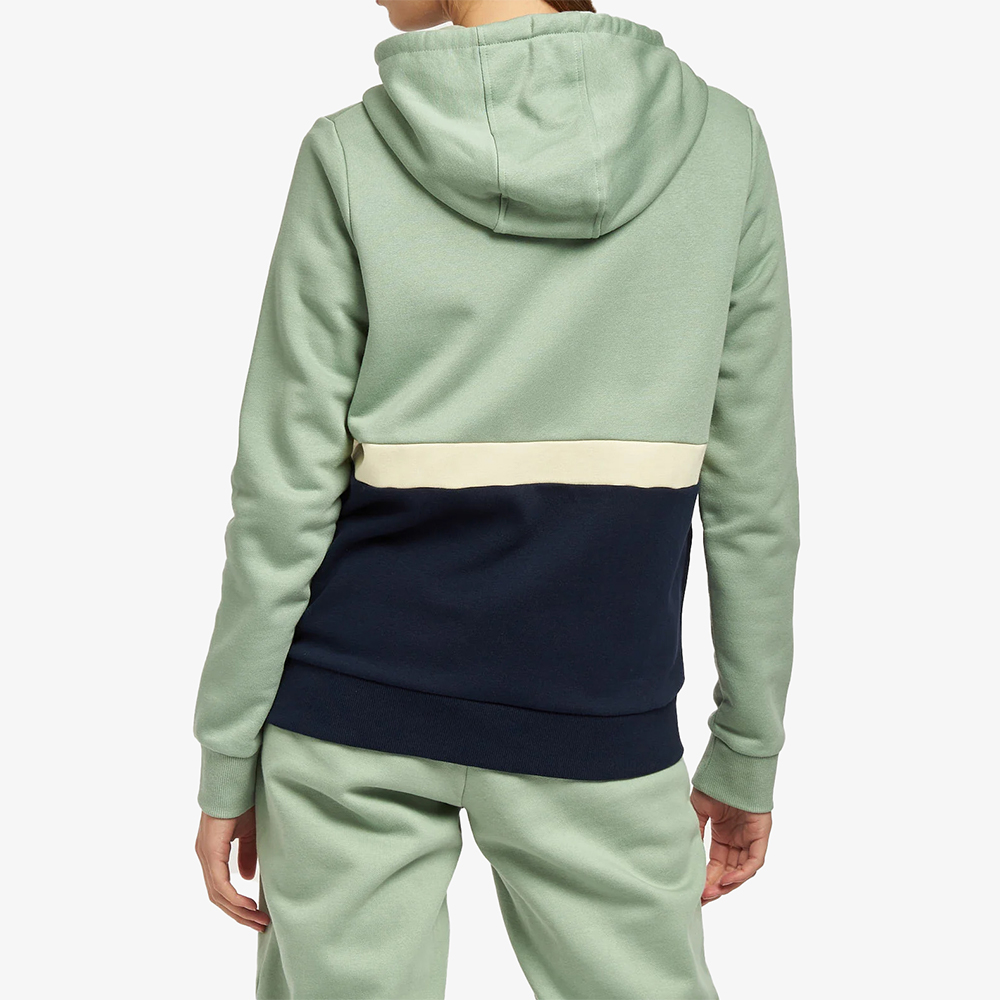 Blok Zipper Hoodie Women