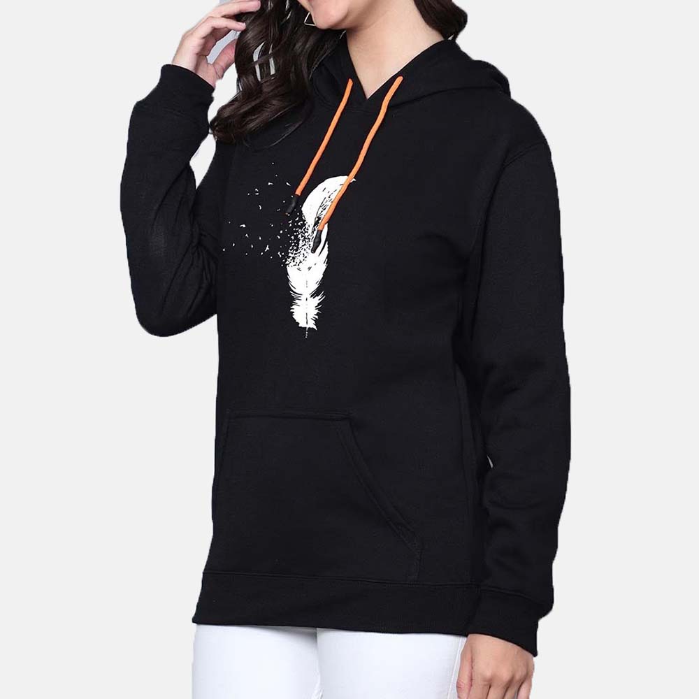 Printed Graphic Hoodie Women