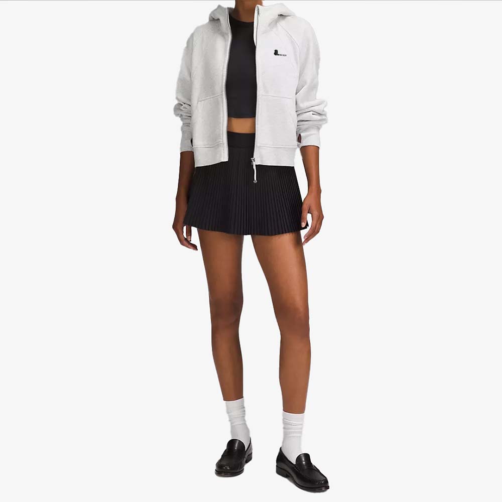 Single Color Zipper Hoodie Women