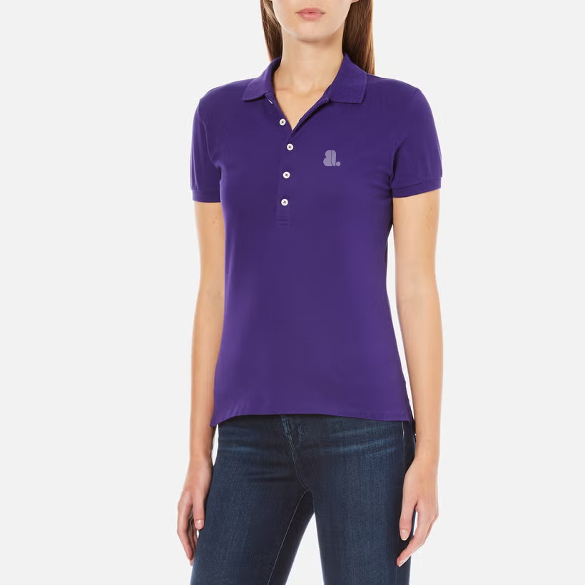 Fashion Cut & Sew Polo Shirt Short Sleeve - Image 3