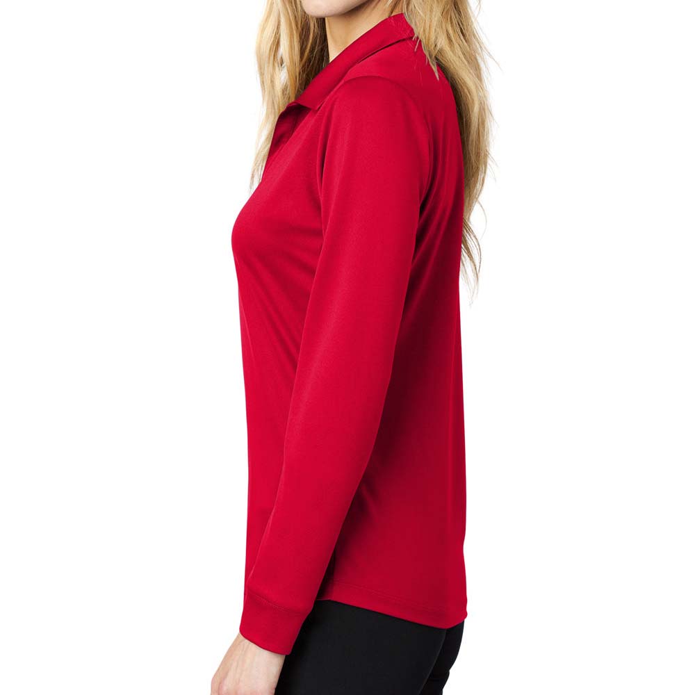 Women Long Placket Sleeve T-Shirt - Image 5