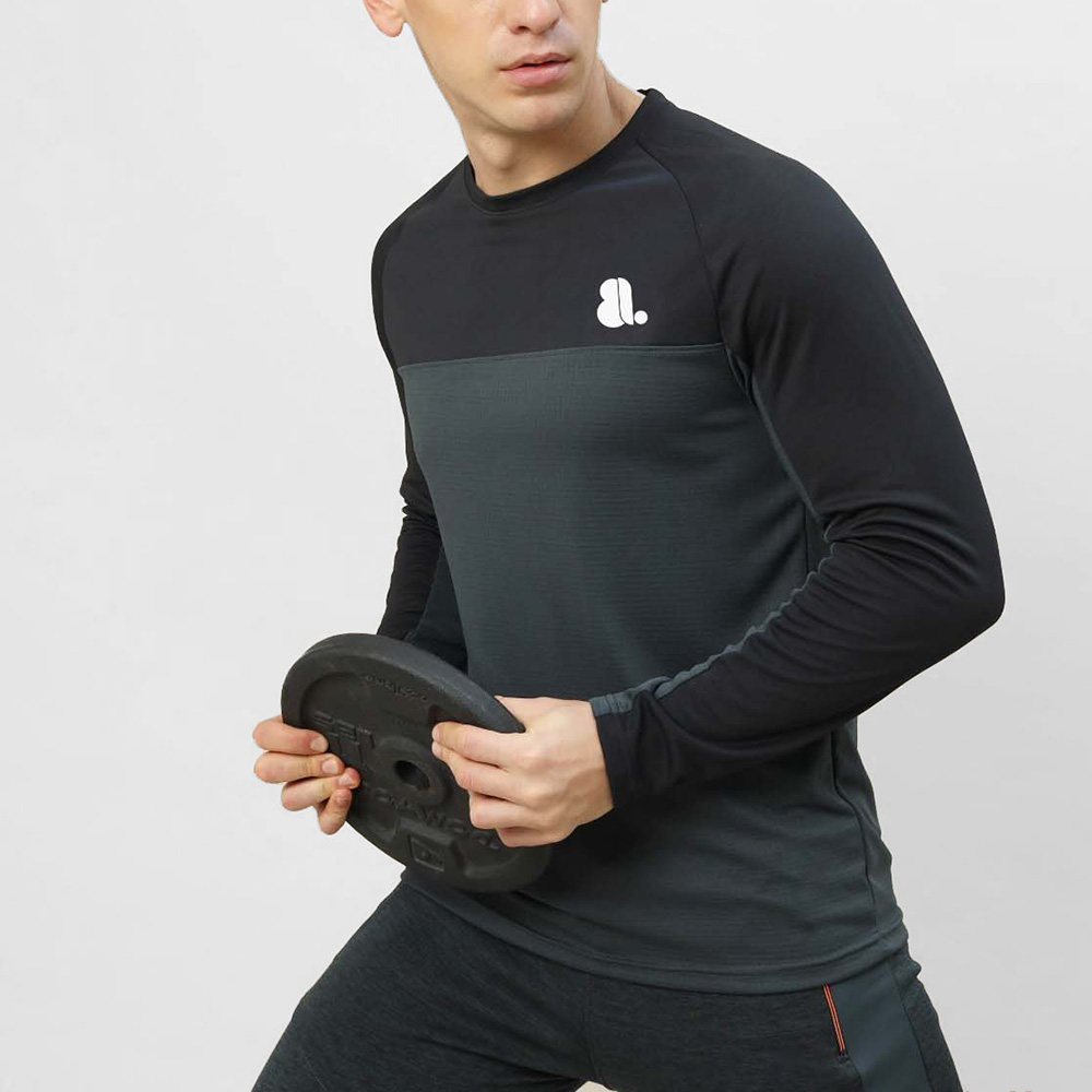 Men Raglan Long Sleeve Tee - Image 3