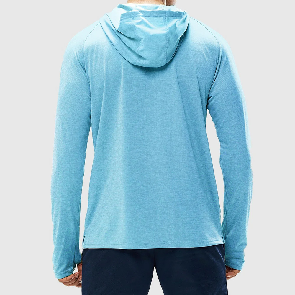 Men Hoodie Long Sleeve Tee