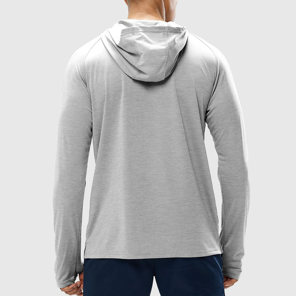 Men Hoodie Long Sleeve Tee