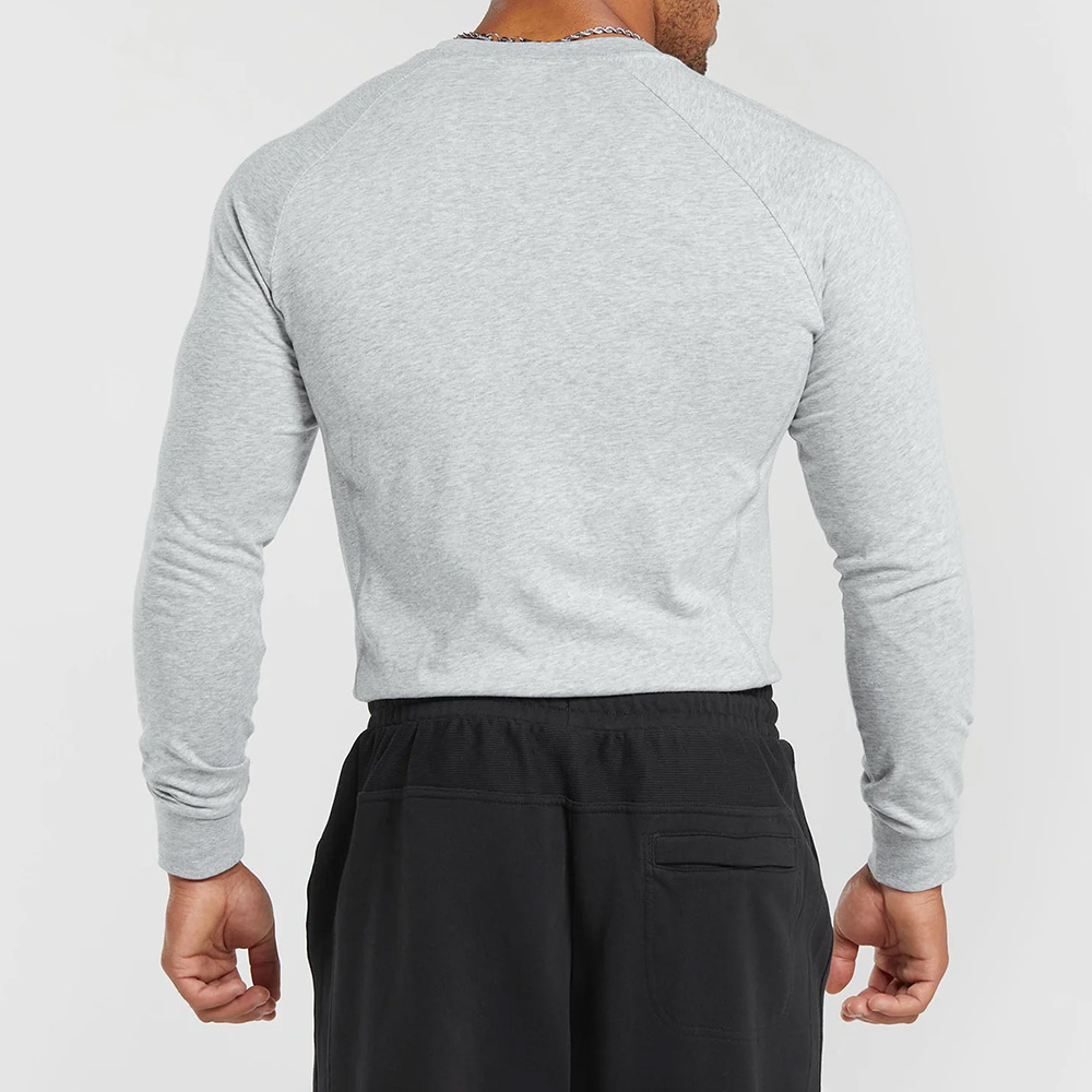 Men Muscle Fit Long Sleeve Tee