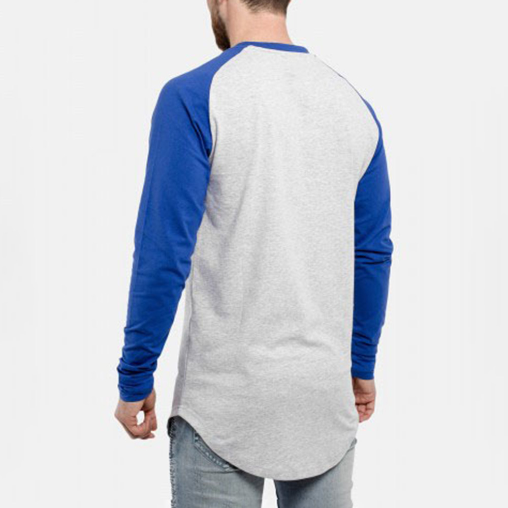 Men Longline Long Sleeve Tee