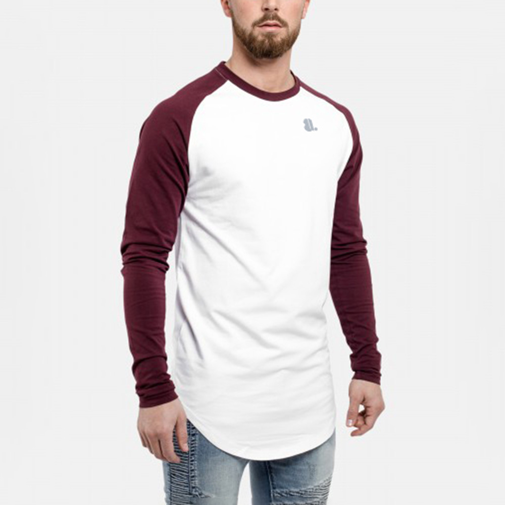 Men Longline Long Sleeve Tee
