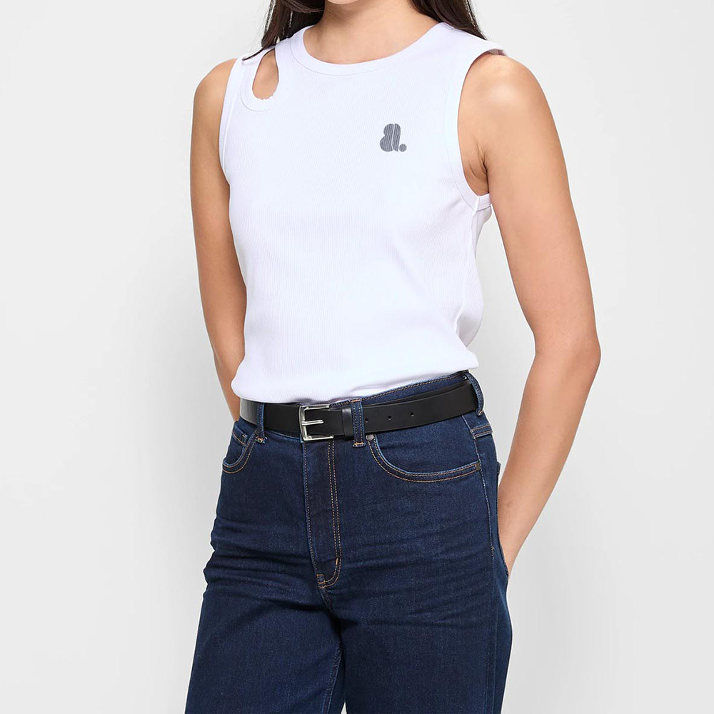 Women Cut Out Tank Top - Image 4