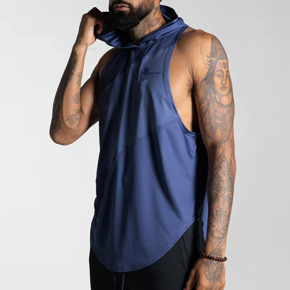 Men Hoodie Tank Top - Image 4