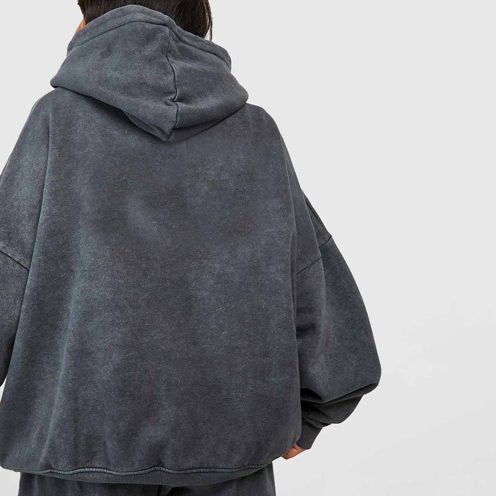 Acid Wash Pull Over Track Suit Women - Image 4