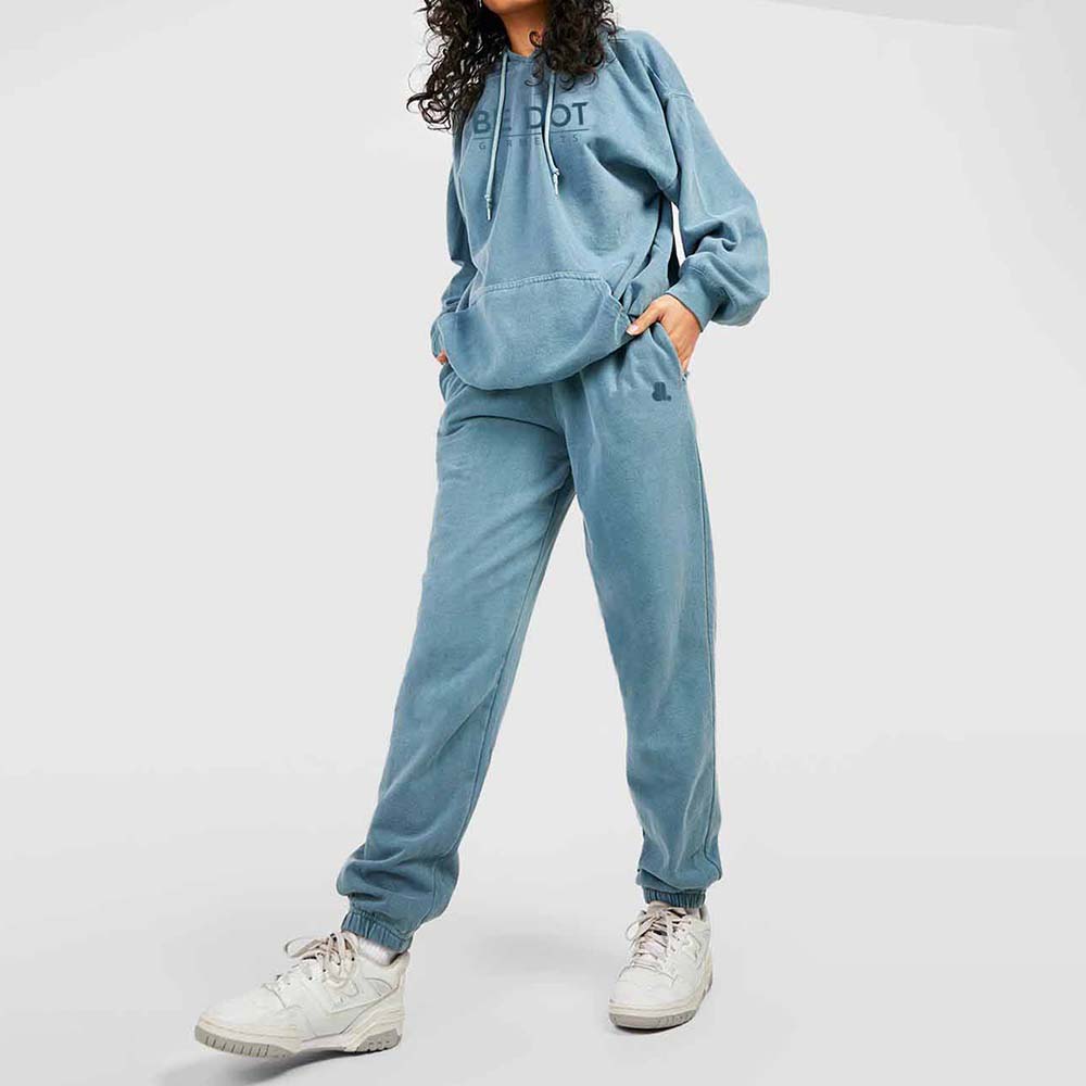 Acid Wash Pull Over Track Suit Women
