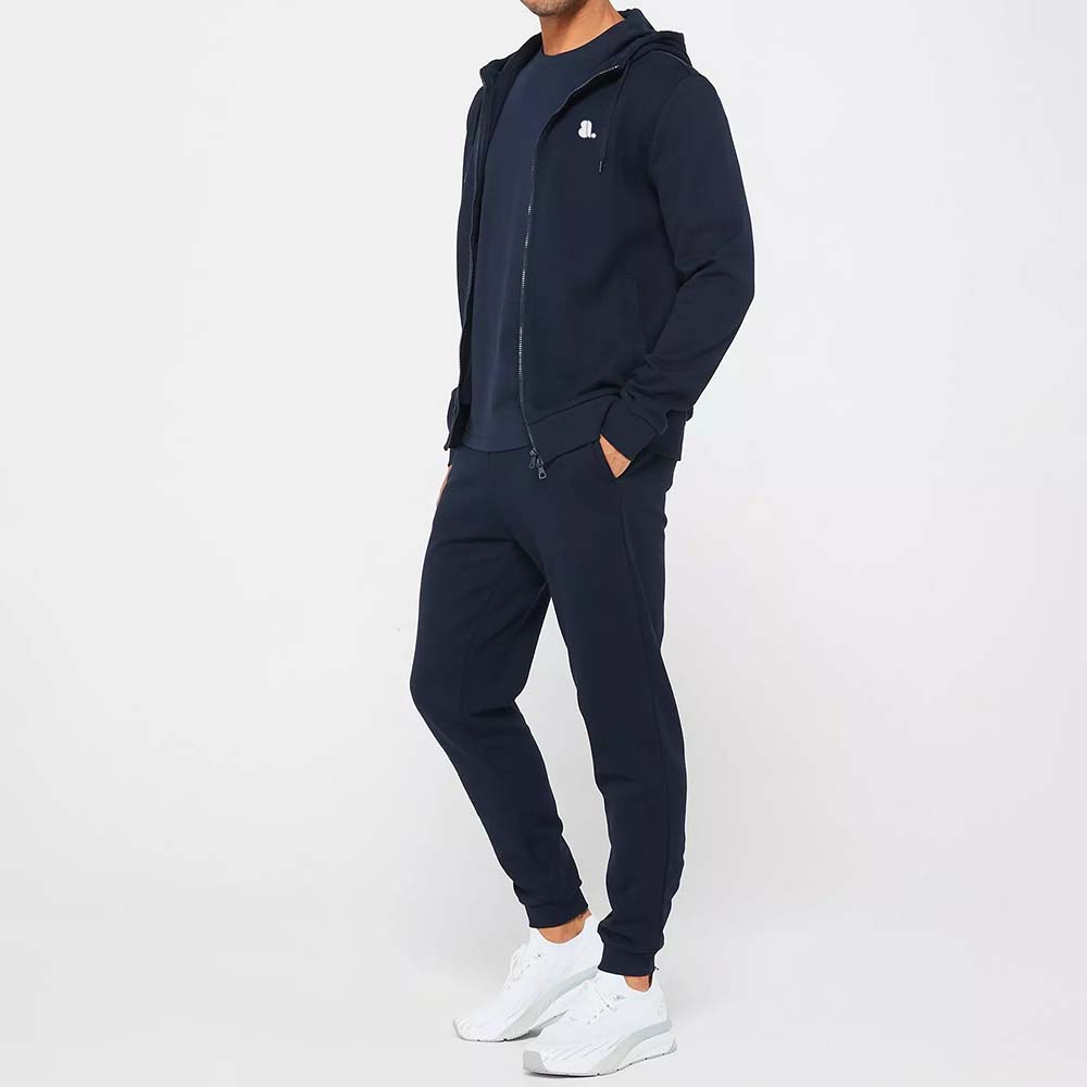 Single Color Zipper Track Suit Men