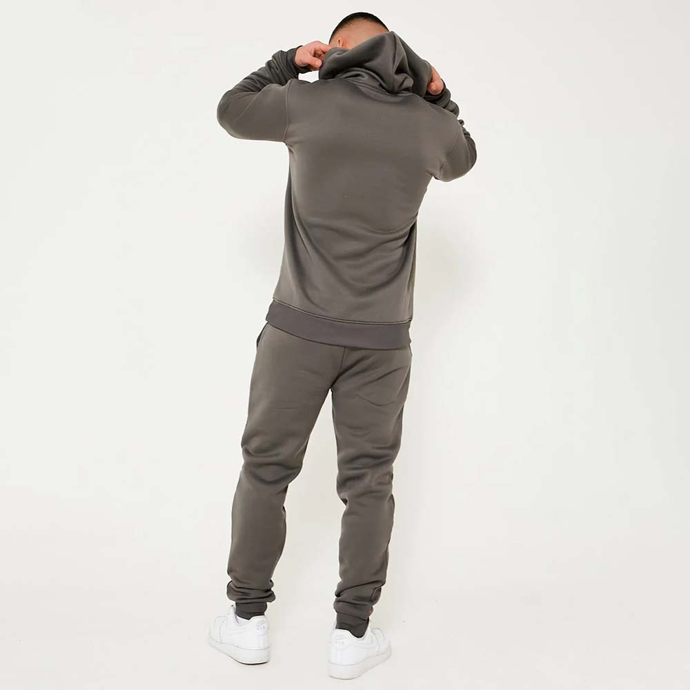 Single Color Pull Over Track Suit Men - Image 3