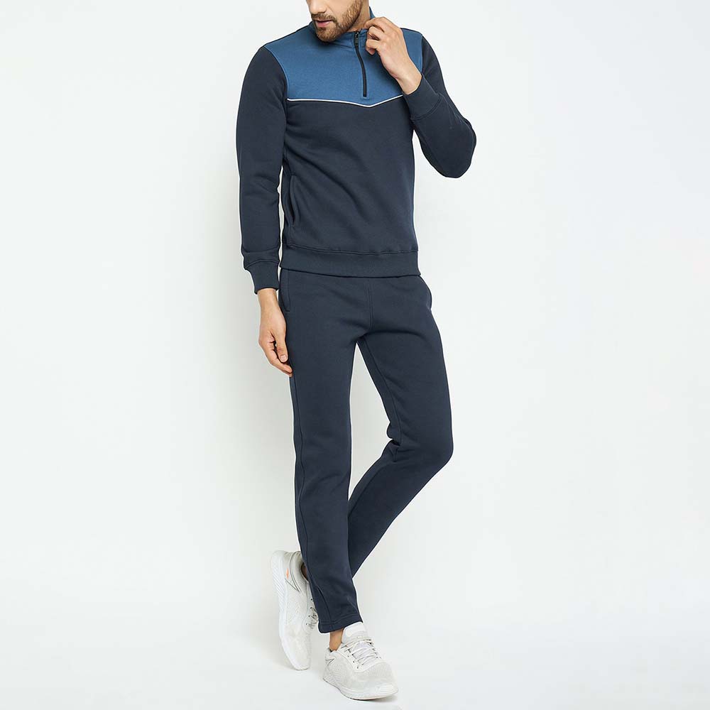 Block Zipper Track Suit Men - Image 3