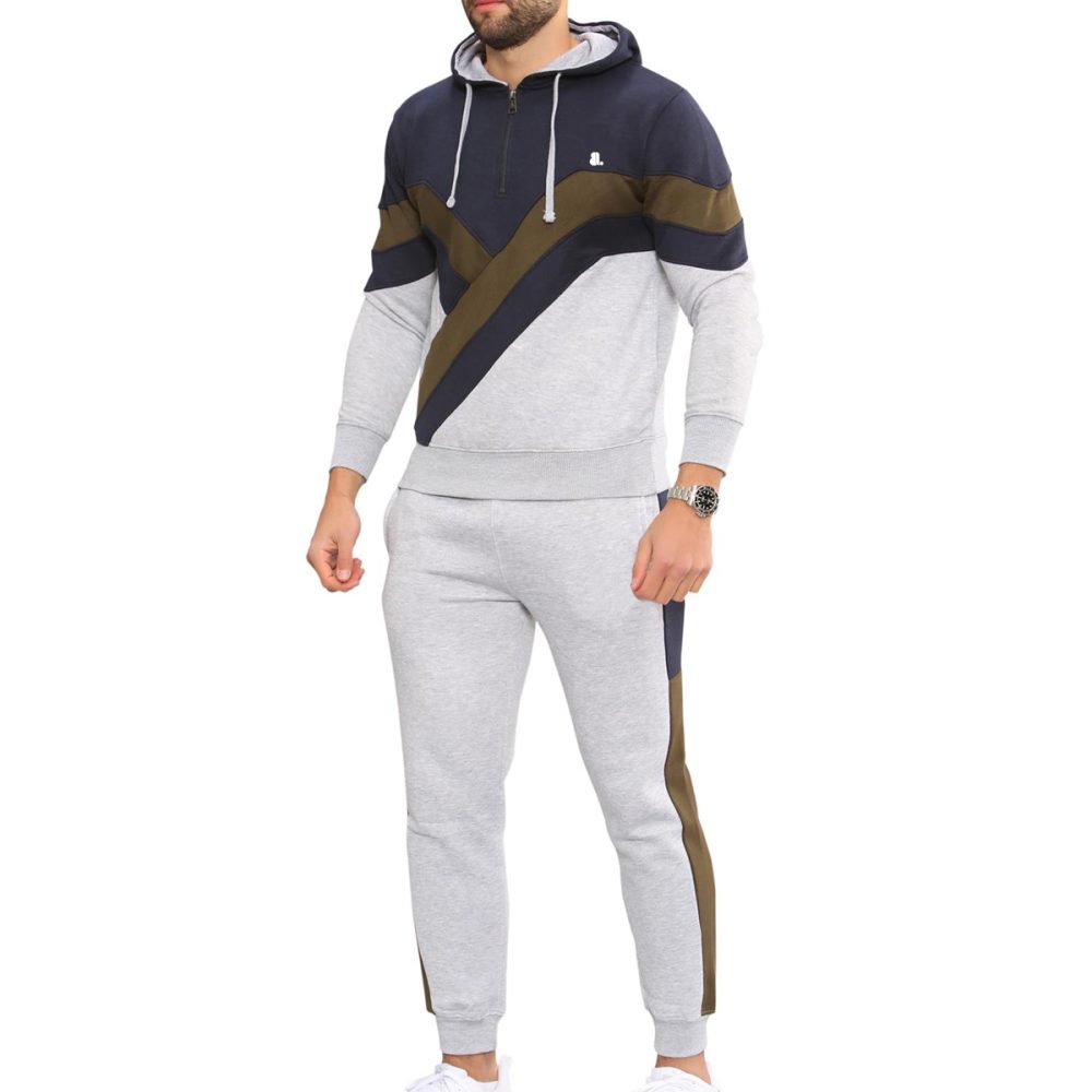 Block Pull Over Track Suit Men