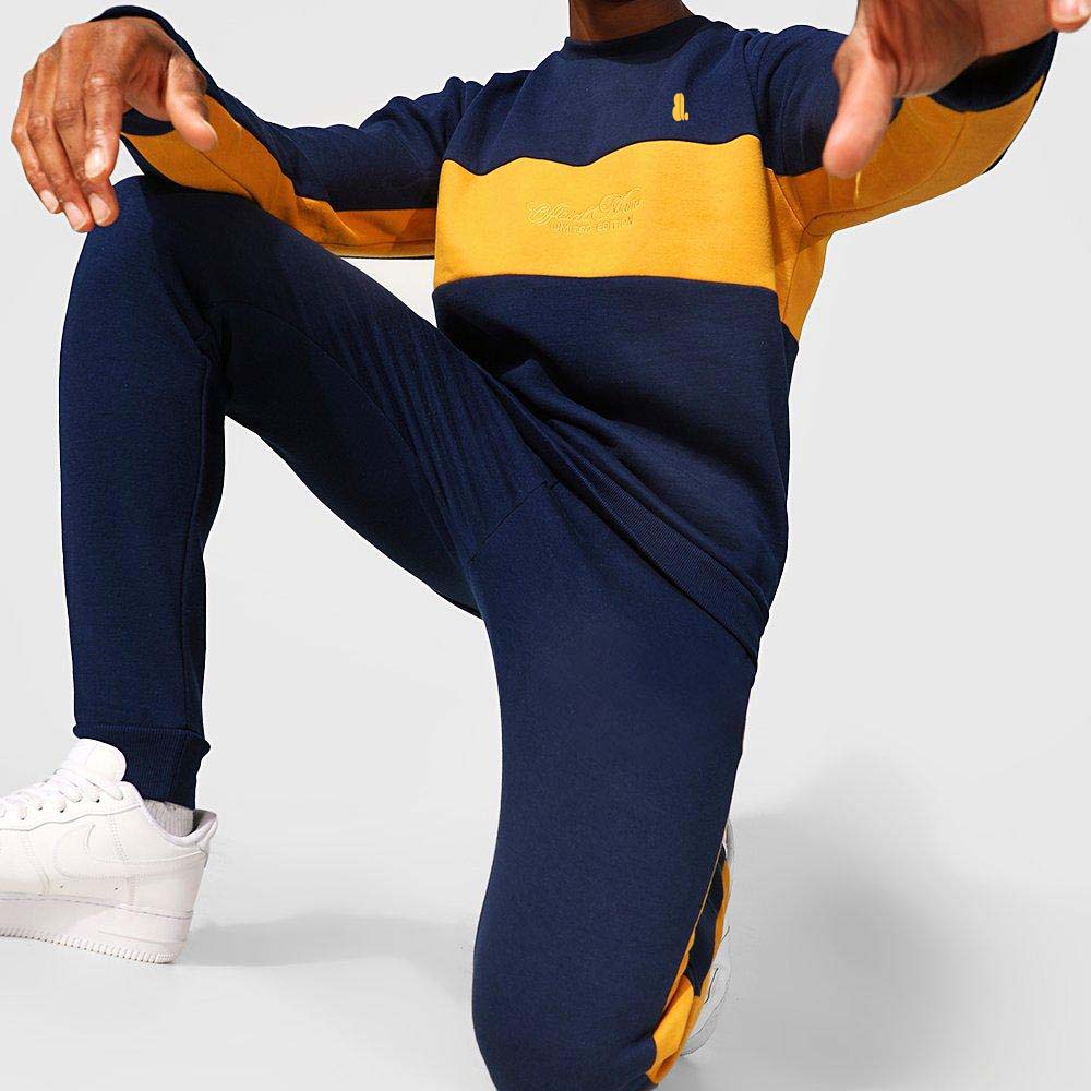 Block Pull Over Track Suit Men - Image 3