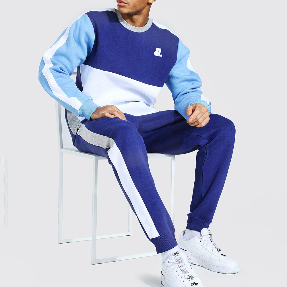 Block Pull Over Track Suit Men - Image 3