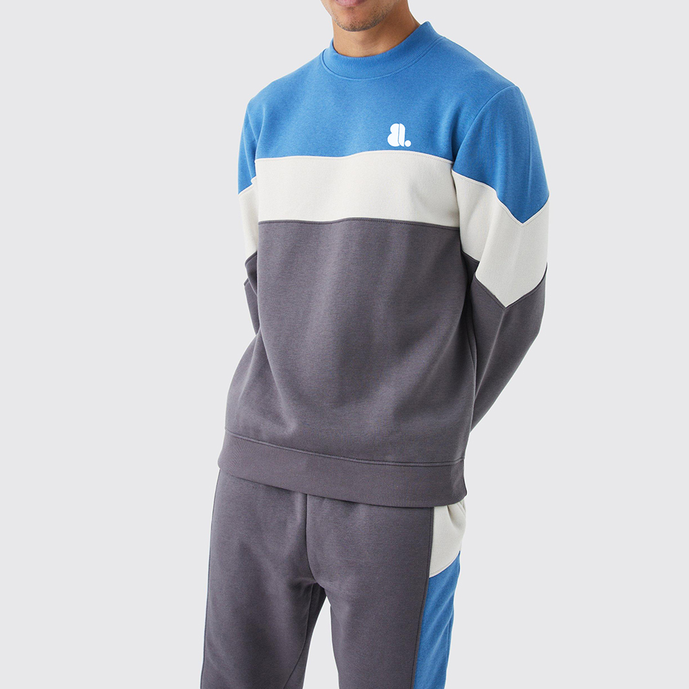 Block Pull Over Track Suit Men