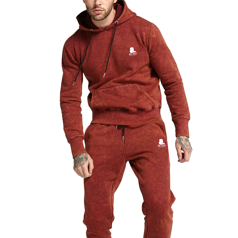 Acid Wash Pull Over Track Suit Men - Image 3