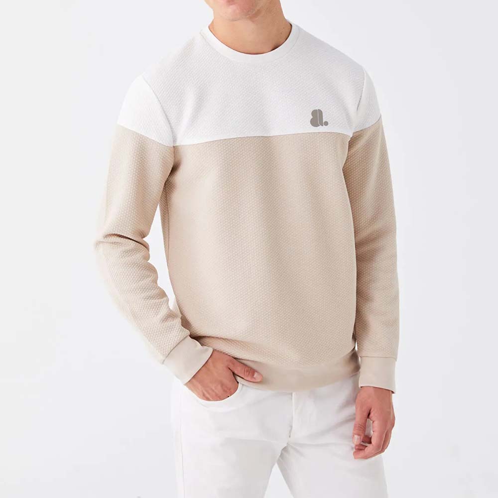 Men Block Sweat Shirt