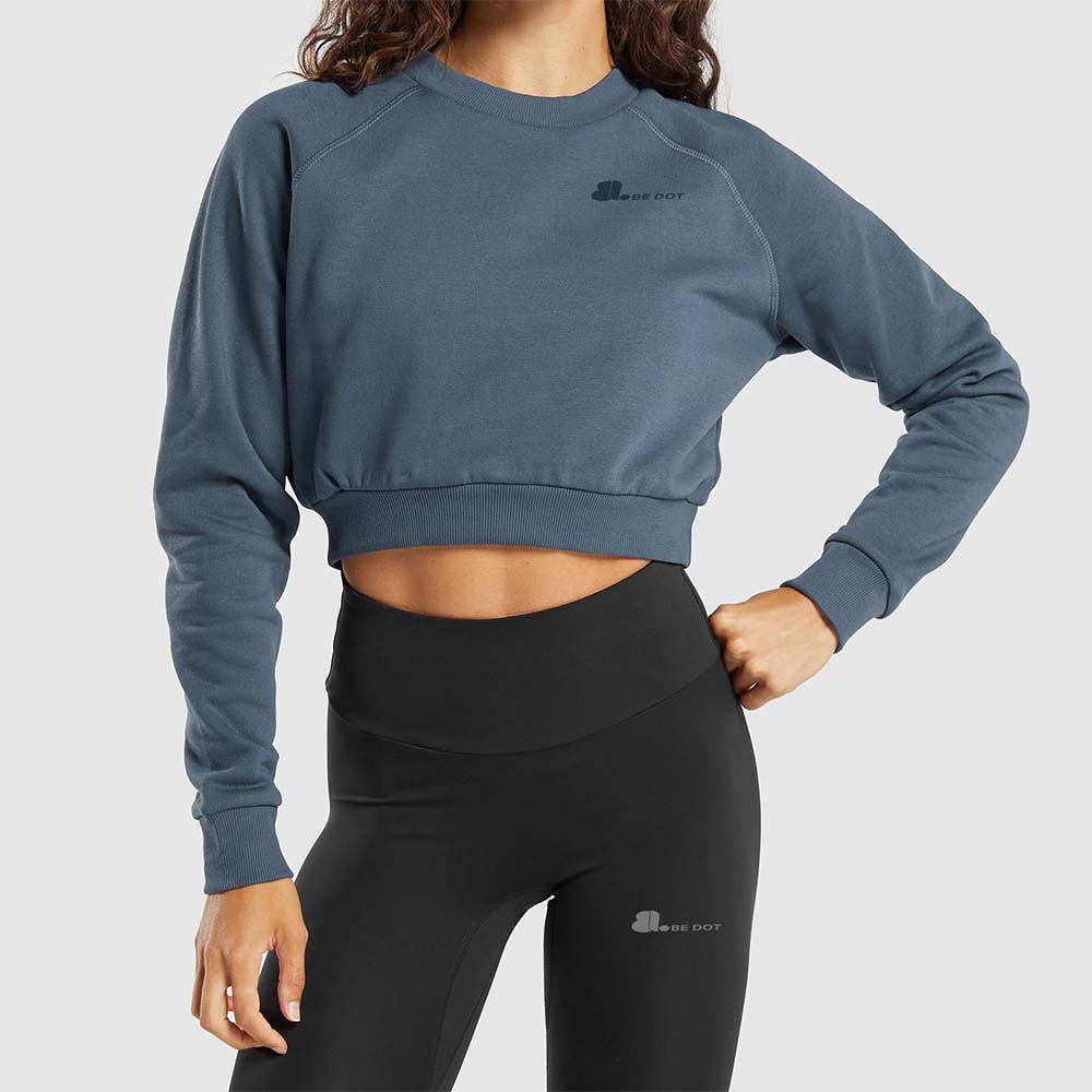 Women Crop Top Sweatshirt