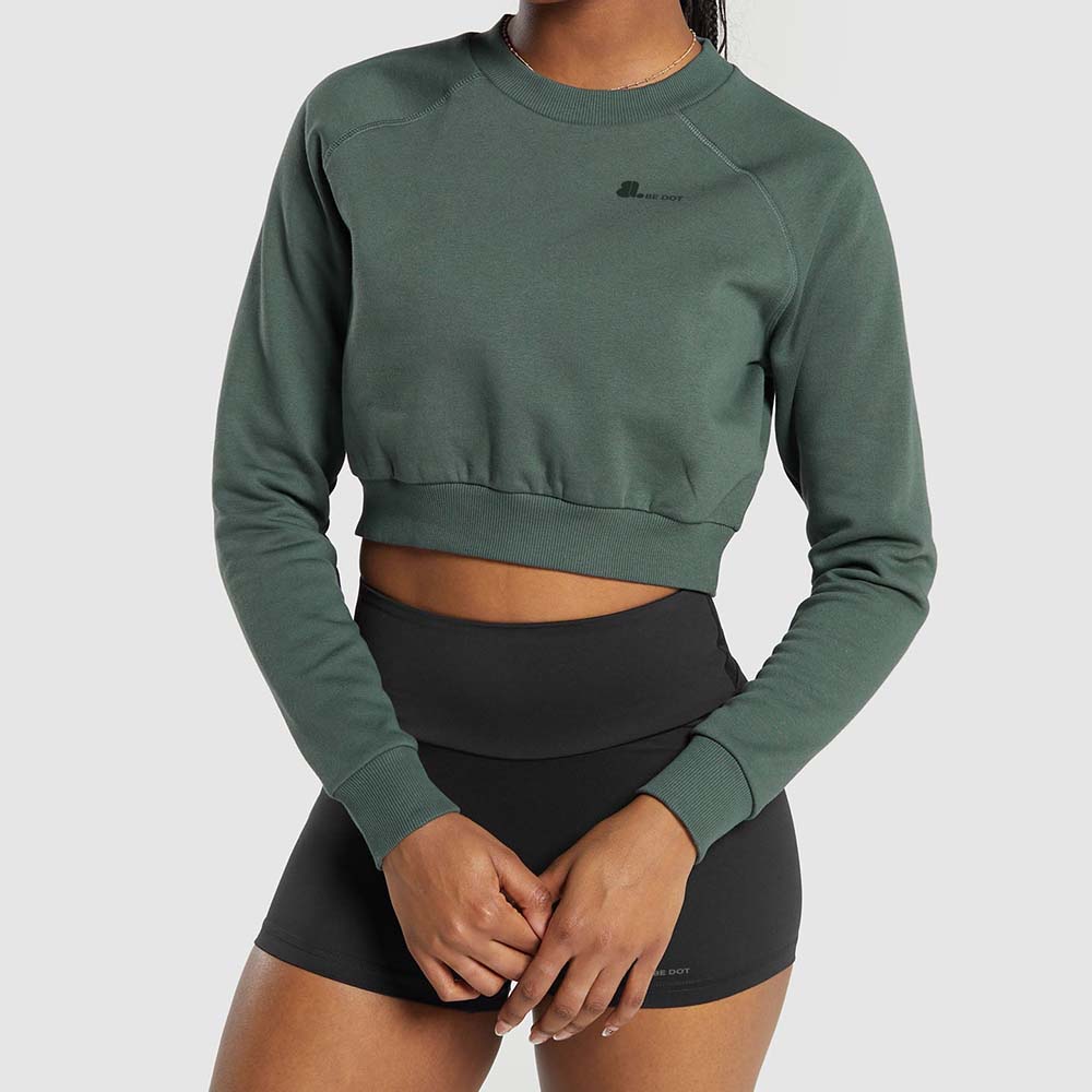 Women Crop Top Sweatshirt