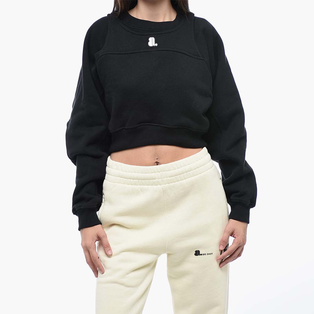 Women Crop Top Sweatshirt