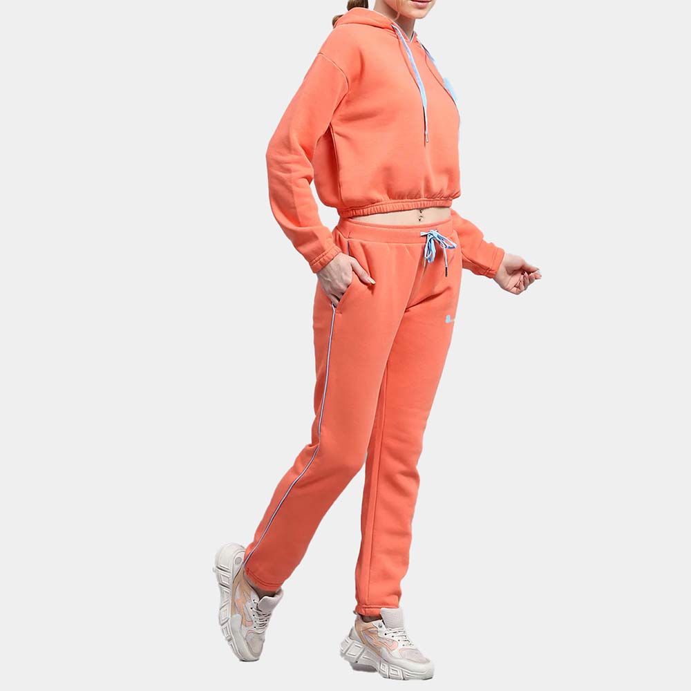 Single Color Pull Over Track Suit Women