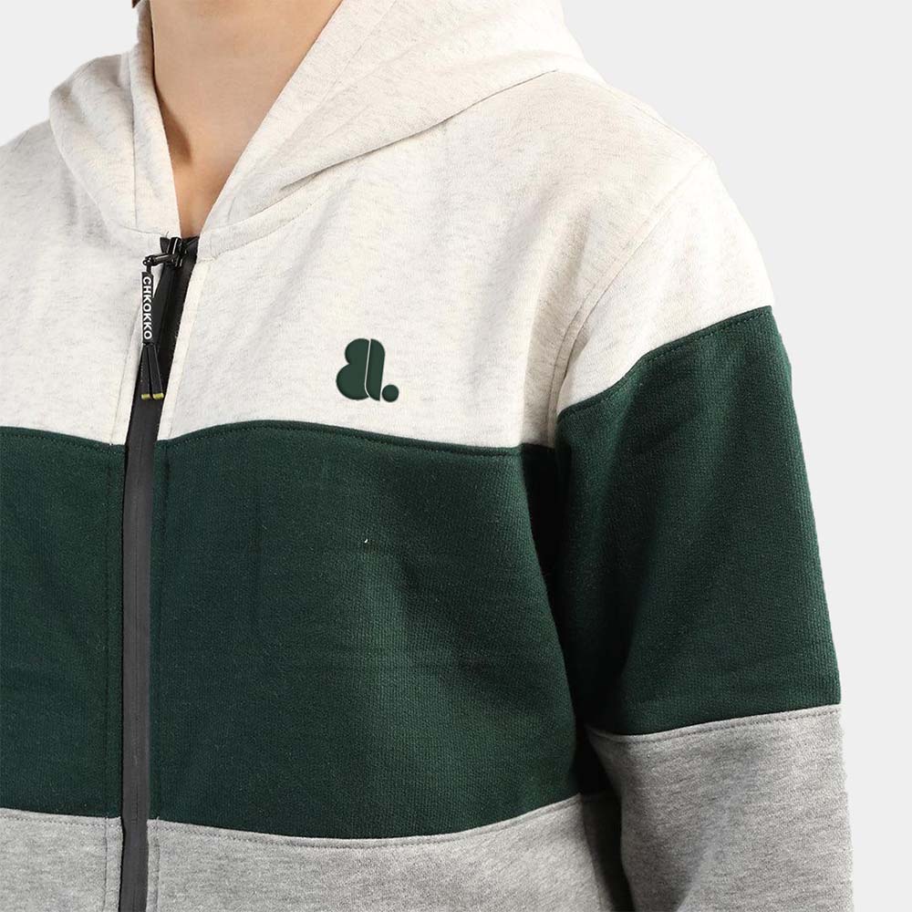 Block Zipper Track Suit Women - Image 4