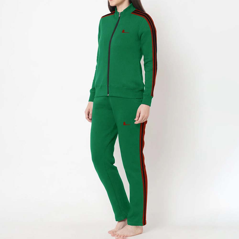 Block Zipper Track Suit Women - Image 3