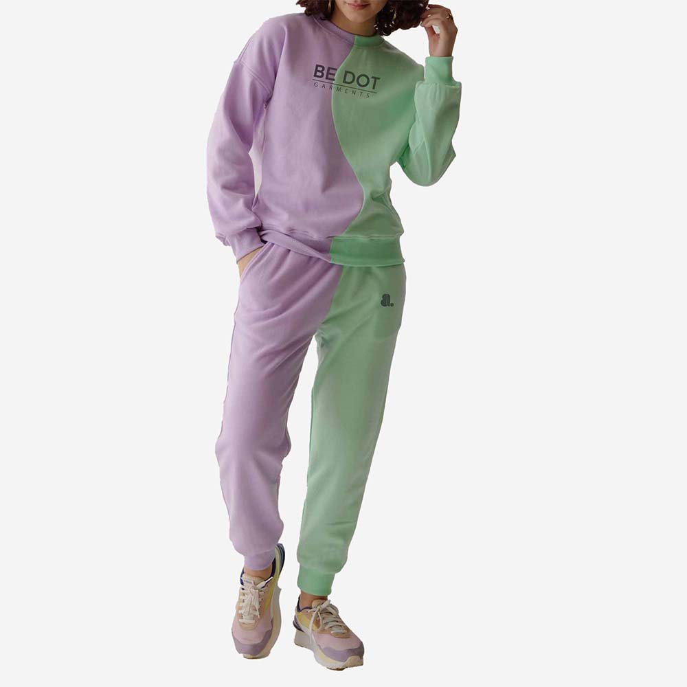 Block Pull Over Track Suit Women