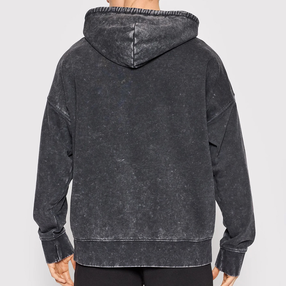 Acid Wash Pullover Hoodie Men - Image 4