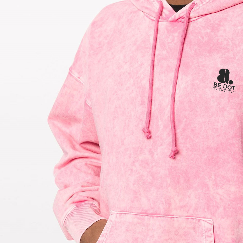 Acid Wash Pullover Hoodie Men - Image 6