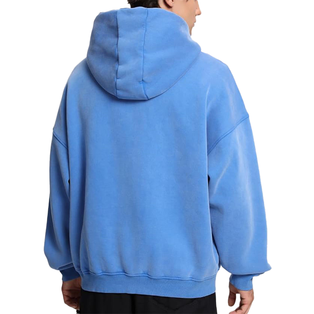 Acid Wash Zipper Hoodie Men - Image 3