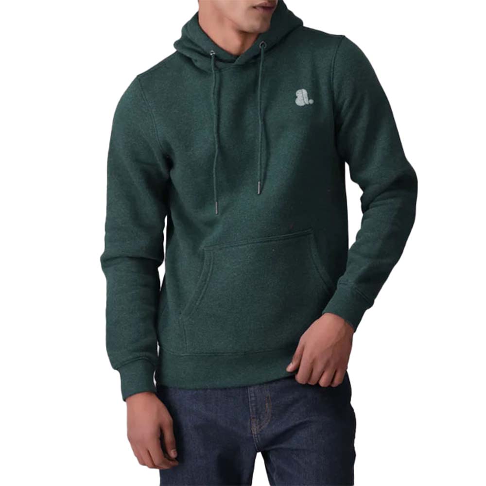 Single Color Pull Over Hoodie Men