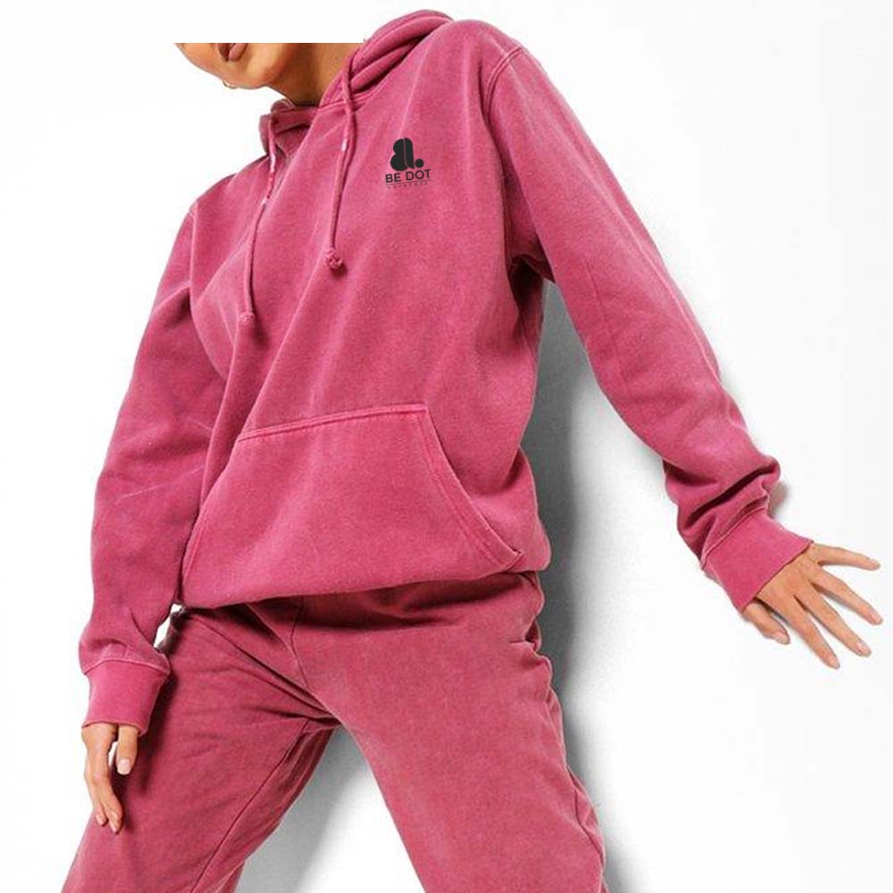 Acid Wash Pullover Hoodie Women