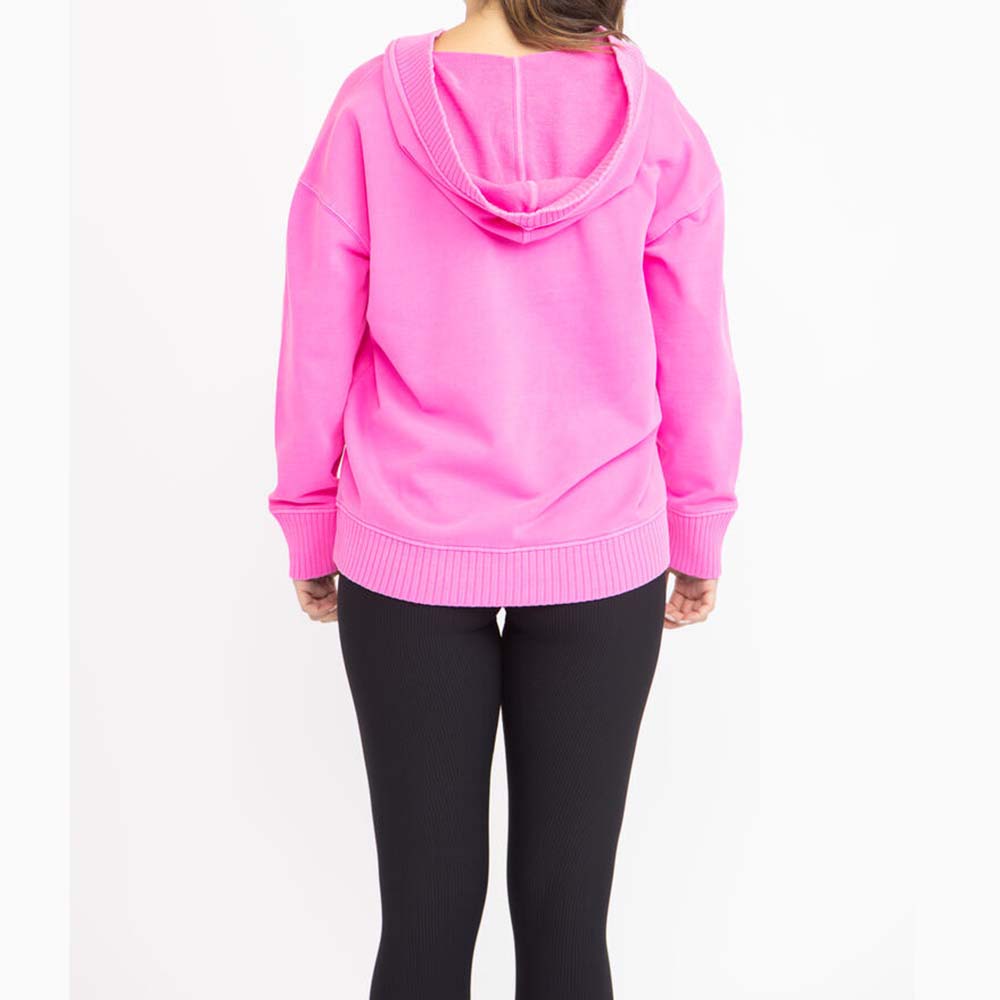 Single Color Pull Over Hoodie Women - Image 3