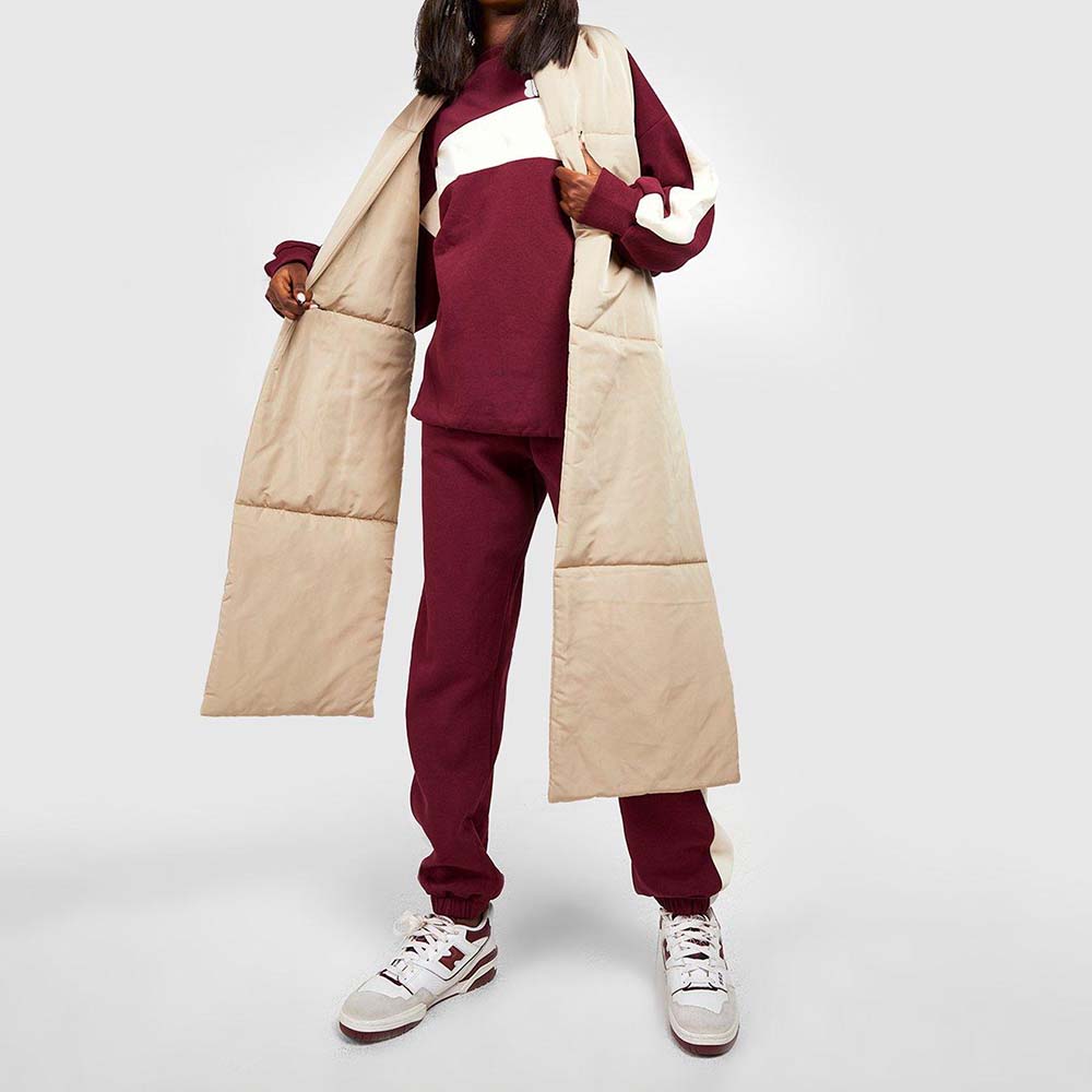 Block Pull Over Track Suit Women