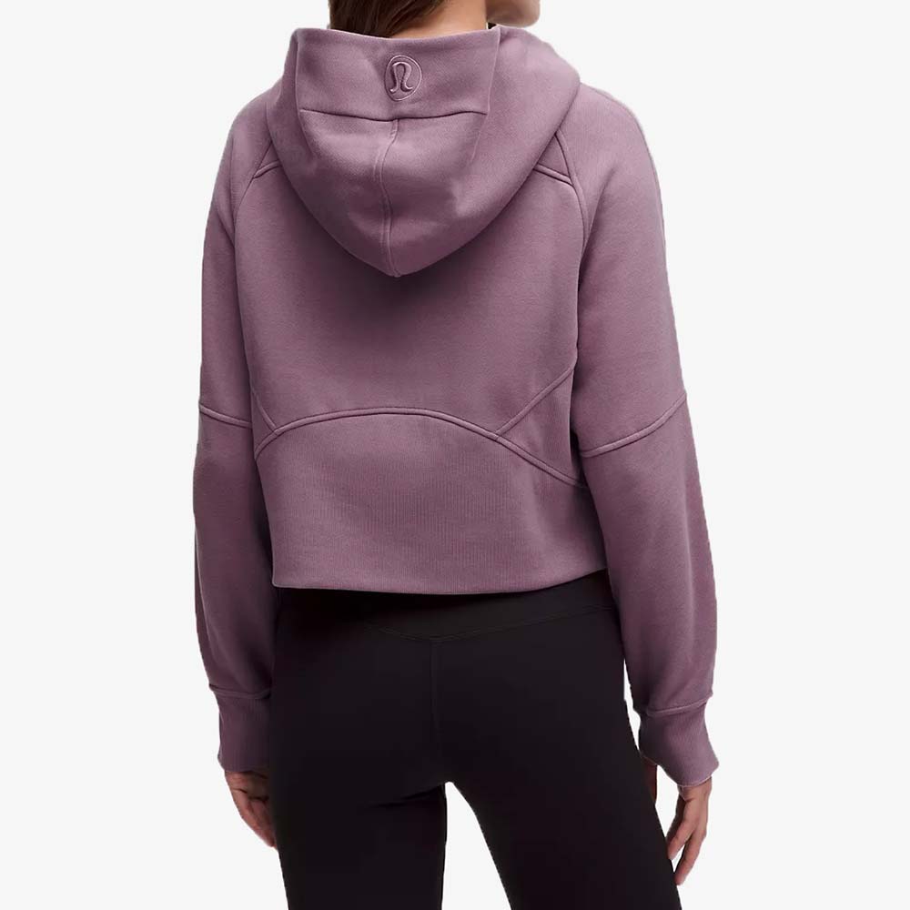 Single Color Zipper Hoodie Women - Image 3